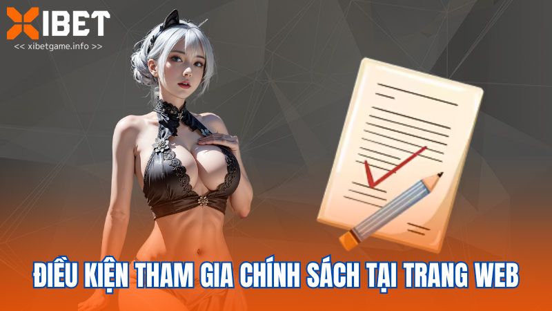 Điều kiện tham gia chính sách tại trang web